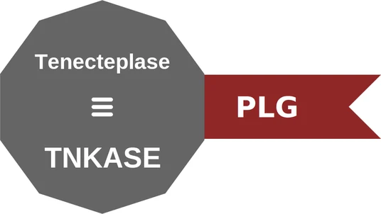 Tenecteplase ballicule: receptor binding, kinetics and half-life diagram