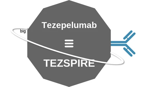 Tezepelumab ballicule — decagon mechanism diagram
