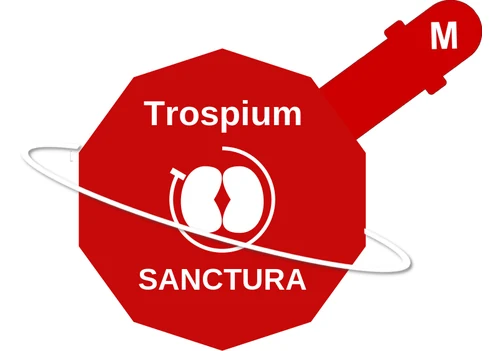 Trospium ballicule: receptor binding, kinetics and half-life diagram