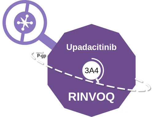 Upadacitinib ballicule — decagon mechanism diagram