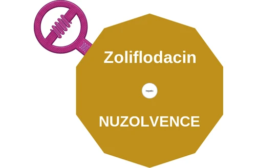 Zoliflodacin ballicule — decagon mechanism diagram